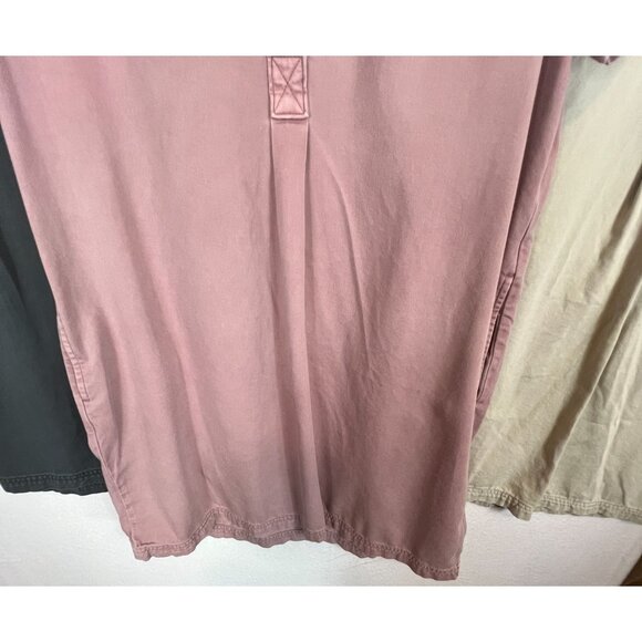 Bundle Gap Womens Short Sleeve Tunic Dresses Henley Neck Cotton Multiple Colors - Picture 14 of 15